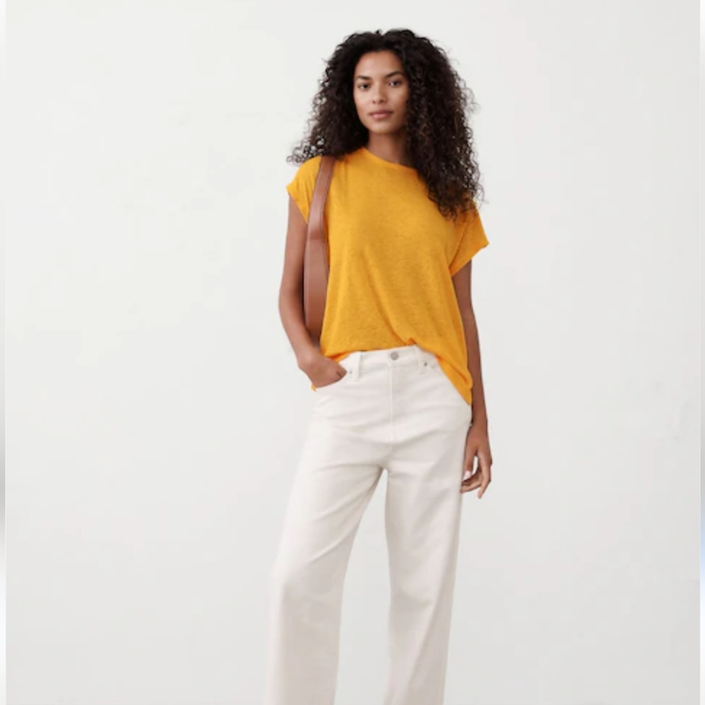 Banana Republic Linen Blend Dolman Tee